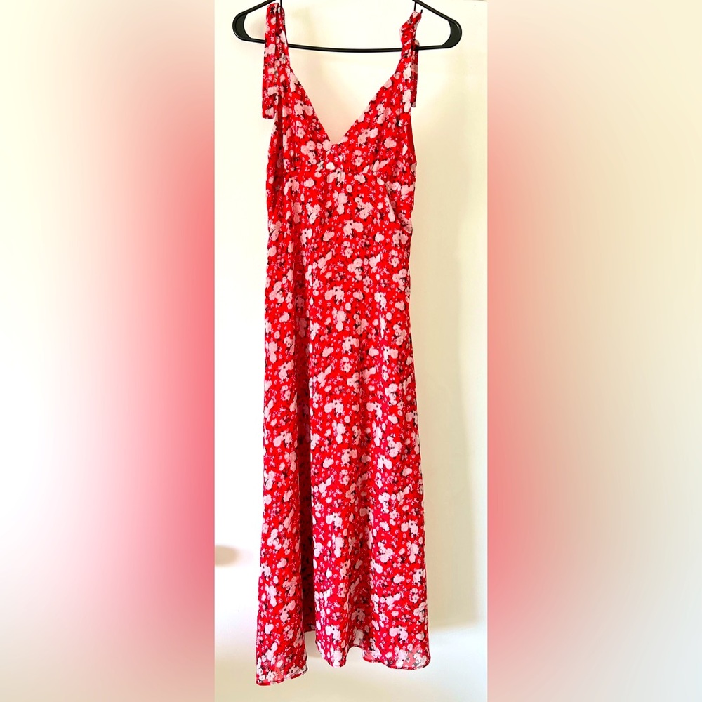 Zara floral maxi dress